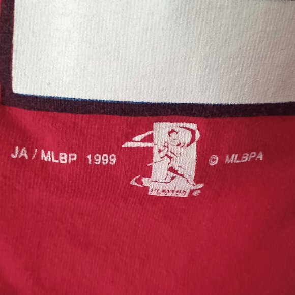 Mark McGwire St. Louis Cardinals Youth M Red T Shirt Short Sleeve 1999 - Picture 5 of 6